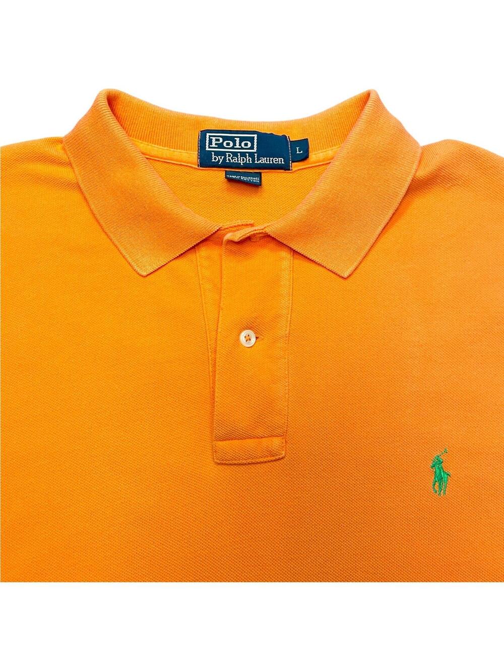 Polo Ralph Lauren Orange Short Sleeve Polo Shirt Men’s Large